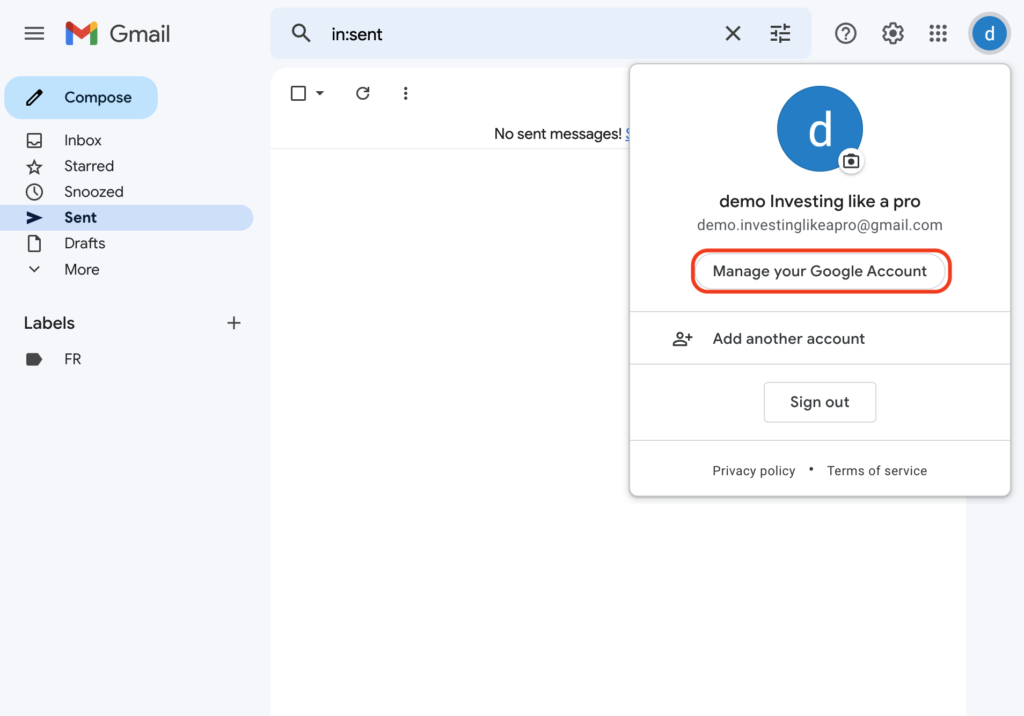 Step 1:Enable dual authentication with a mobile application on Gmail